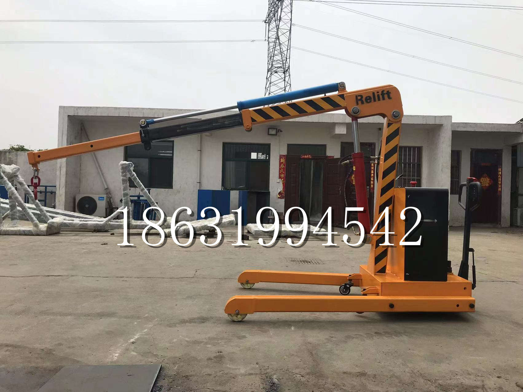 额敏县久征定做3吨三轮随车吊 农用园林绿化移树吊 平板工程用小吊机