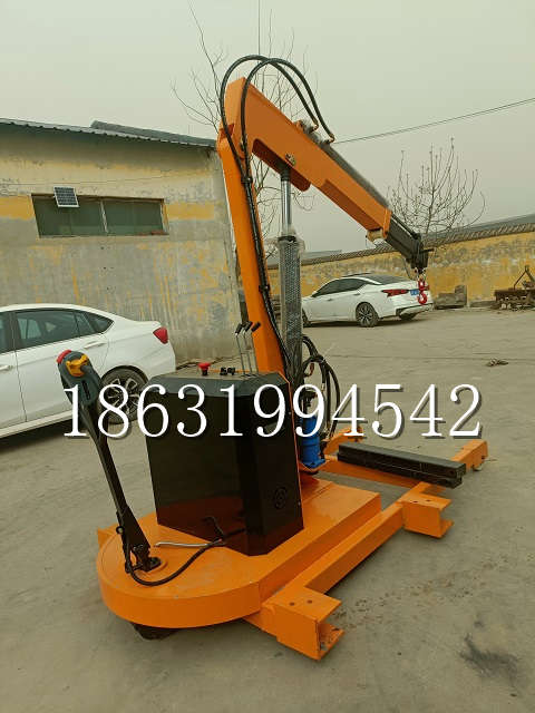 额敏县自卸车厢随车吊 自制轮式四不像起重机 四驱平板吊 5吨 贵盛